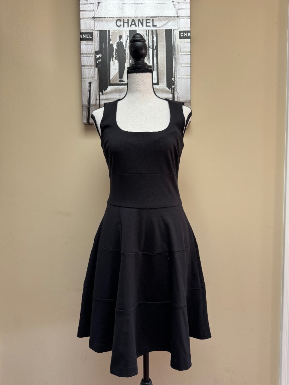 Banana Republic Black Midi Dress